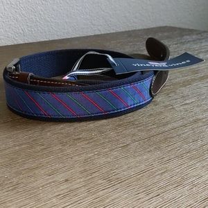 NWT Vineyard Vines stripe canvas belt